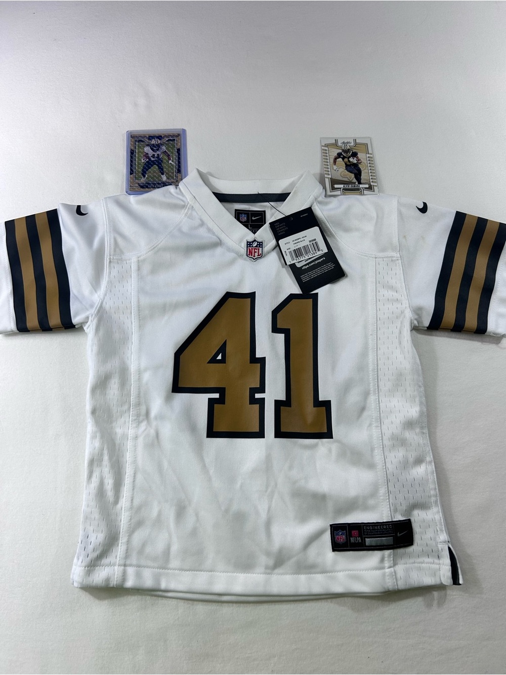 Nike New Orleans Saints Alvin Kamara Color Rush Jersey Kids Youth L Size 7 NWT